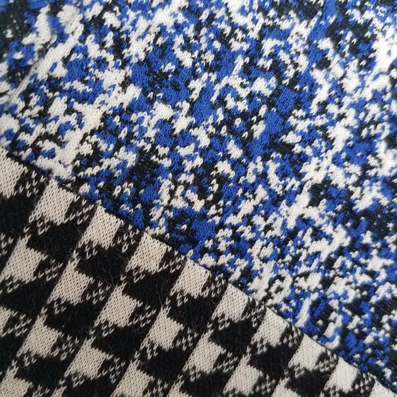 CAbi Women's Medium Blue Black Button Down Jacket Coat - Picture 11 of 15